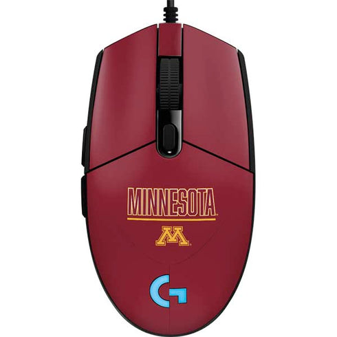 University of Minnesota Athletic Text G203 Prodigy RGB Wired Gaming Mouse Skin